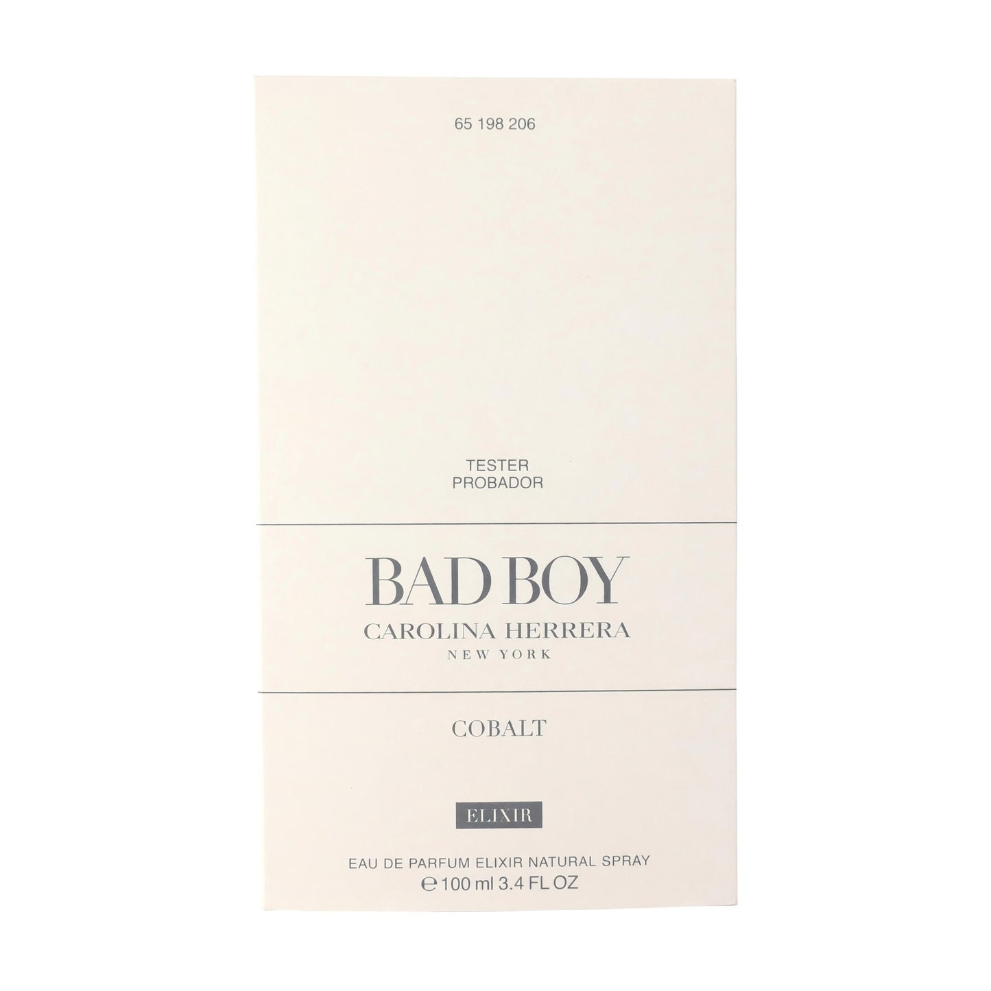 Bad Boy Cobalt Elixir by Carolina Herrera, 3.4oz EDP Spray men TESTER 