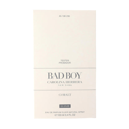 Bad Boy Cobalt Elixir by Carolina Herrera, 3.4oz EDP Spray men TESTER 