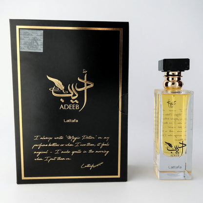 Adeeb by Lattafa, 2.7 oz EDP Spray for Unisex