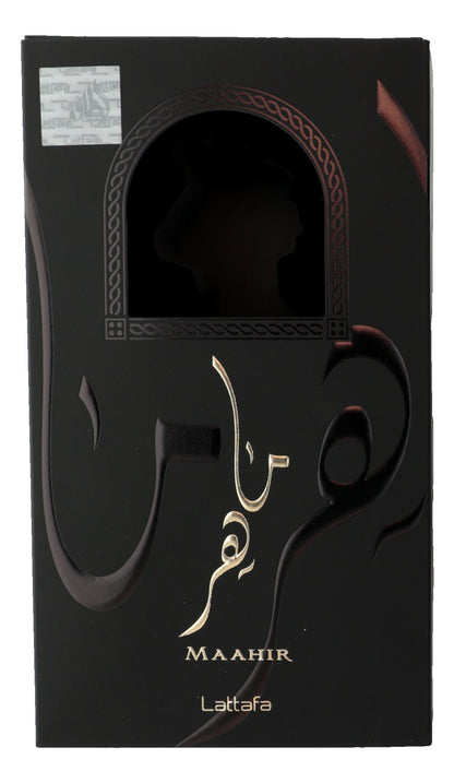 Maahir by Lattafa, 3.4 oz EDP Spray for Unisex
