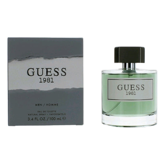Guess 1981 by Guess, 3.4 oz EDT Spray for Men