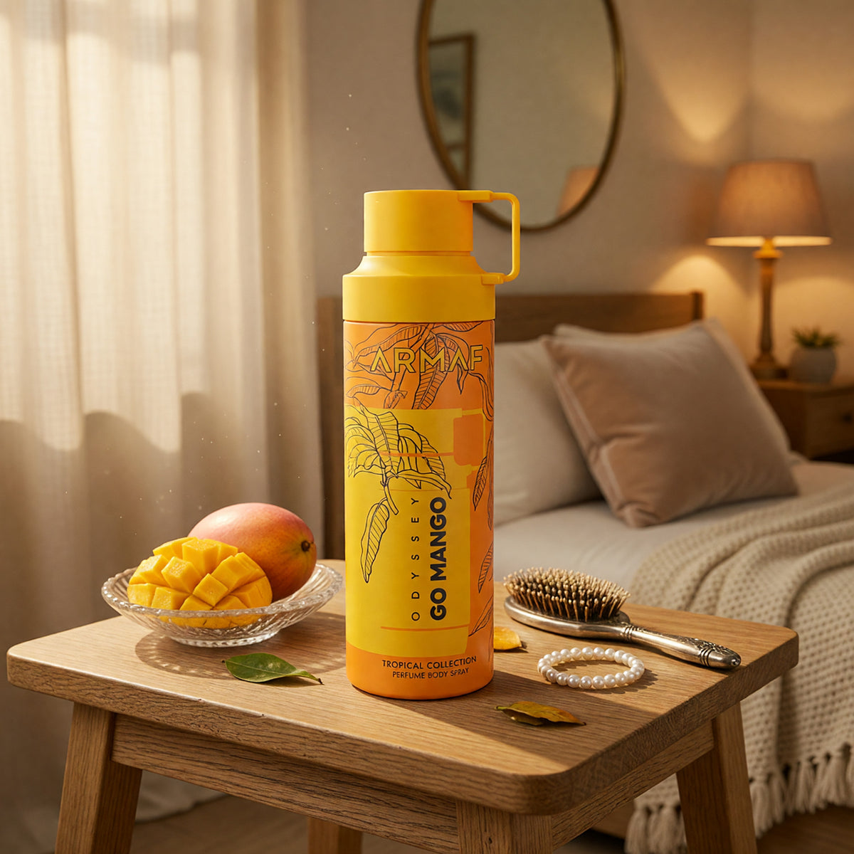 Odyssey Go Mango by Armaf, 6.8 oz Body Spray for Men