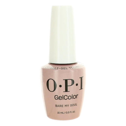 OPI Gel Nail Polish by OPI, 0.5 oz Gel Color - Bare My Soul - Bare My Soul