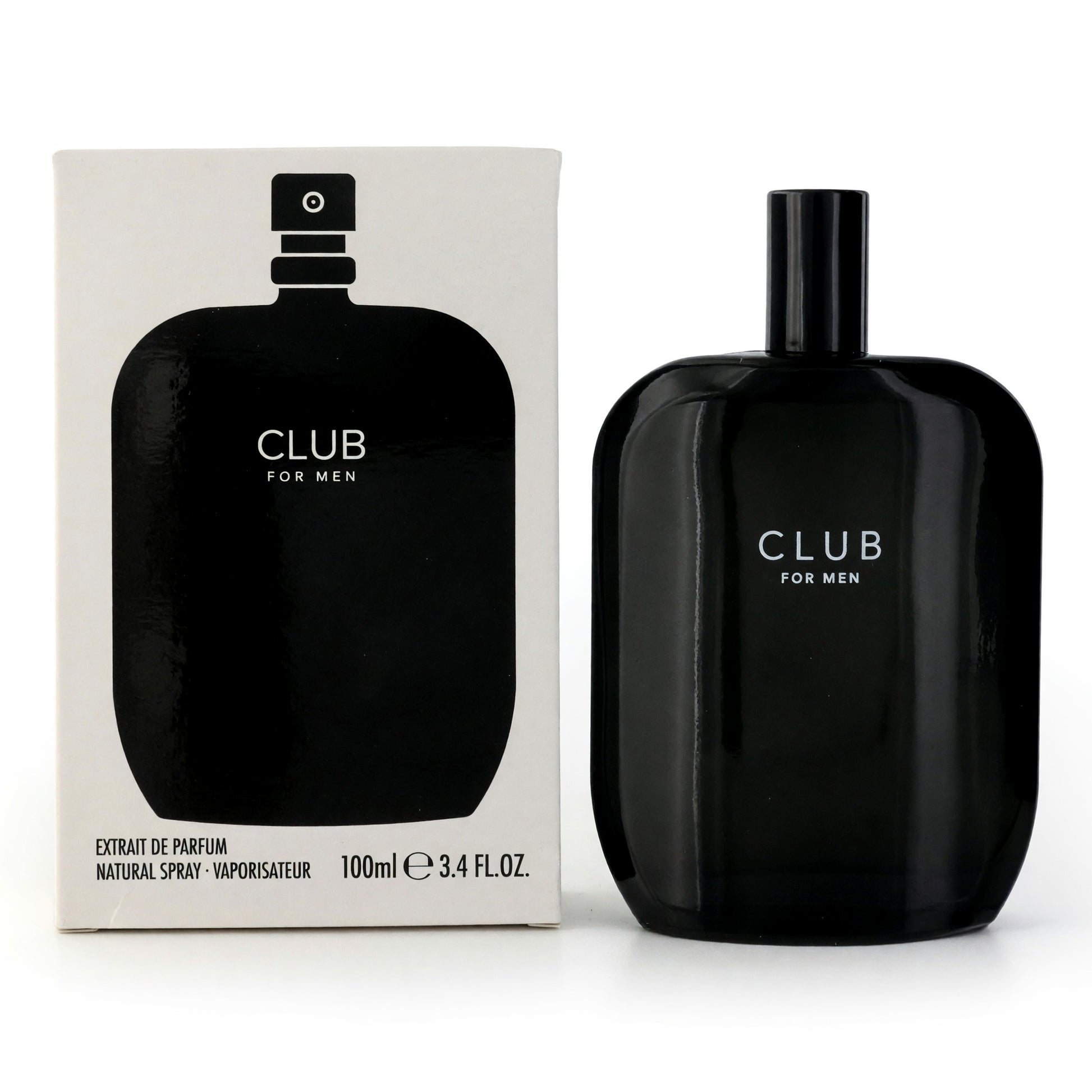 Club by Fragrance One, 3.4 oz Extrait De Parfum Spray for Men