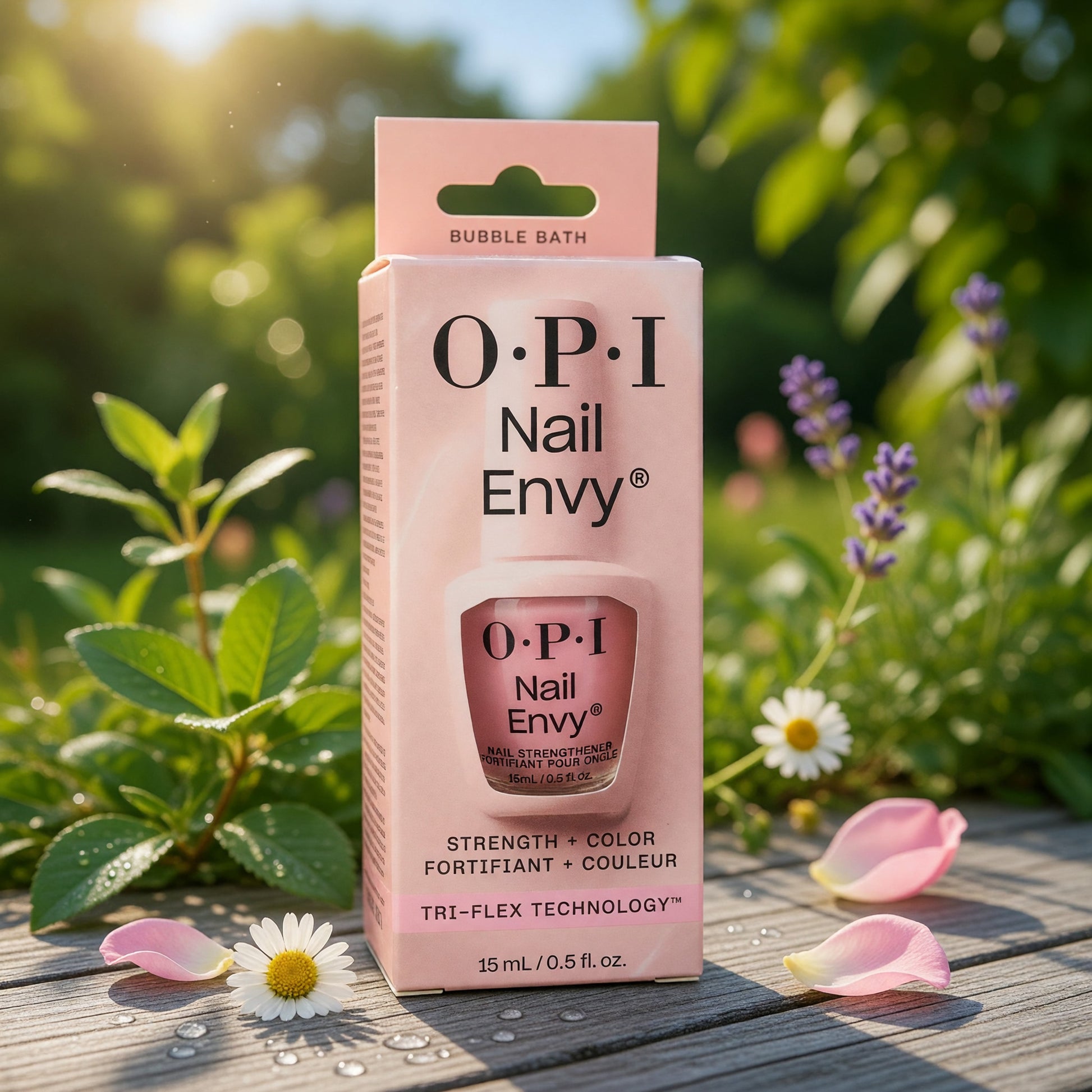 OPI Nail Envy by OPI, 0.5 oz Nail Strengthener - Bubble Bath  - Bubble Bath