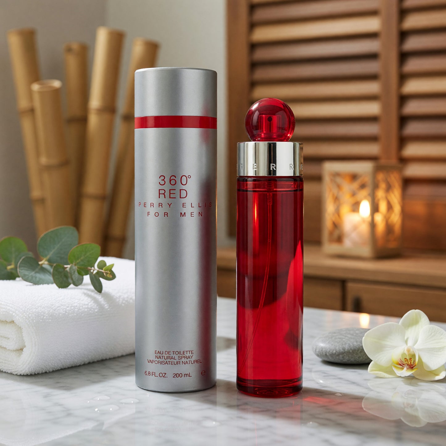 Perry Ellis 360 Red by Perry Ellis, 6.8 oz EDT Spray for Men