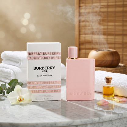 Burberry Her Elixir by Burberry, 3.3 oz EDP Intense spray for Women.