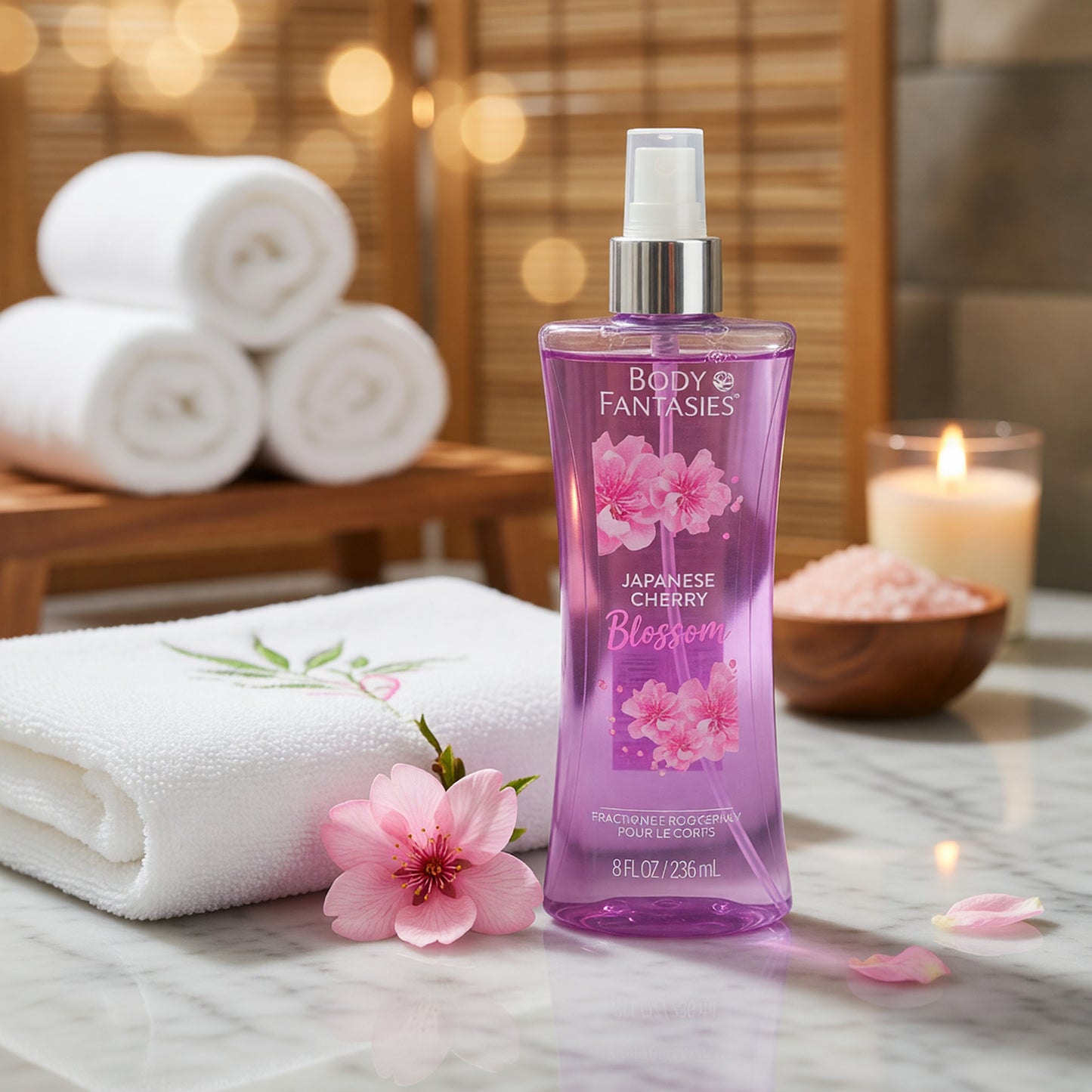 Japanese Cherry Blossom by Body Fantasies, 8oz Fragrance Body Spray women