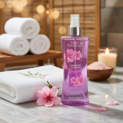 Japanese Cherry Blossom by Body Fantasies, 8oz Fragrance Body Spray women