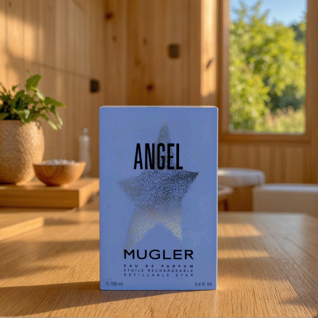 Angel by Thierry Mugler, 3.4 oz EDP Spray Refillable Star for Women
