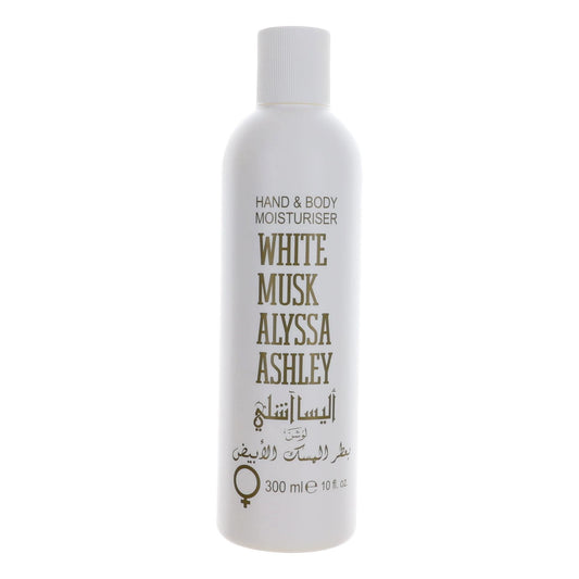 White Musk by Alyssa Ashley, 10 oz Hand & Body Moisturizer for Women