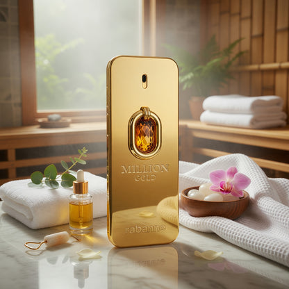 1 Million Gold Elixir by Paco Rabanne, 3.4oz Parfum intense Spray men, UNBOXED