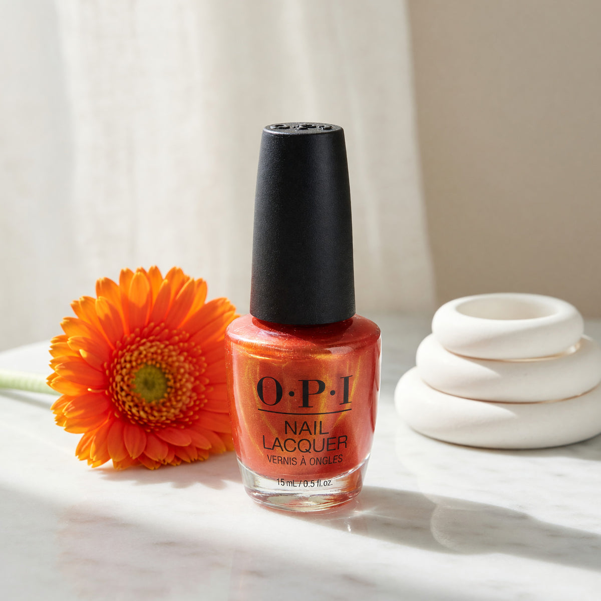 OPI Nail Lacquer by OPI, 0.5 oz Nail Polish - Liquid Fire - Liquid Fire
