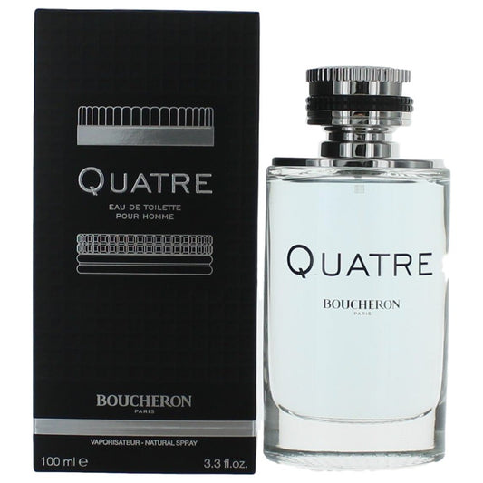 Quatre Pour Homme by Boucheron, 3.4 oz EDT Spray for Men