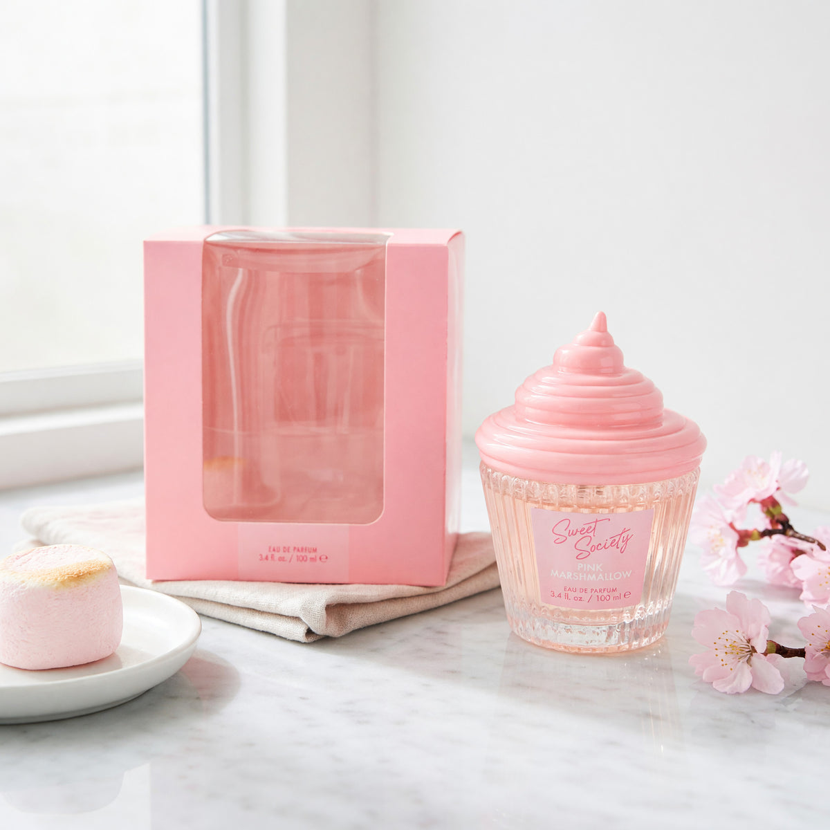 Sweet Society Pink Marshmallow by Sweet Society, 3.4oz EDP Spray women 