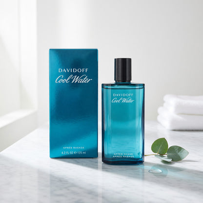 Cool Water by Davidoff, 4.2 oz After Shave Splash for Men