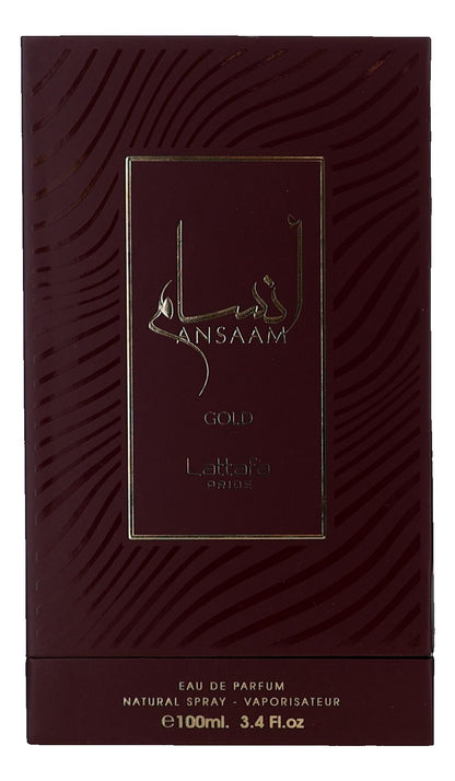 Ansaam Gold by Lattafa, 3.4 oz EDP Spray for Women