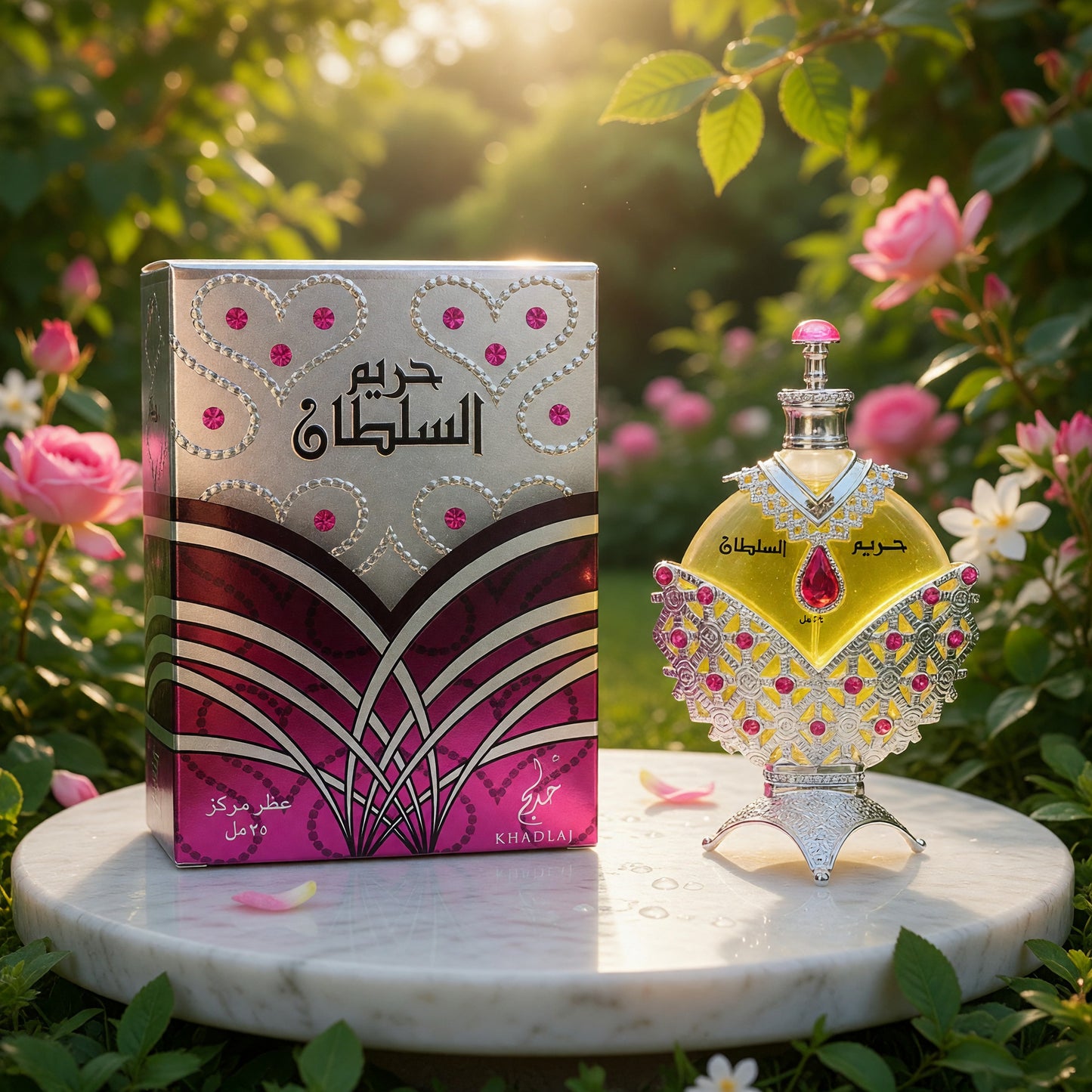 Khadlaj Hareem Al Sultan Silver by Al Khadlaj, 1.18oz Perfume Oil for Unisex