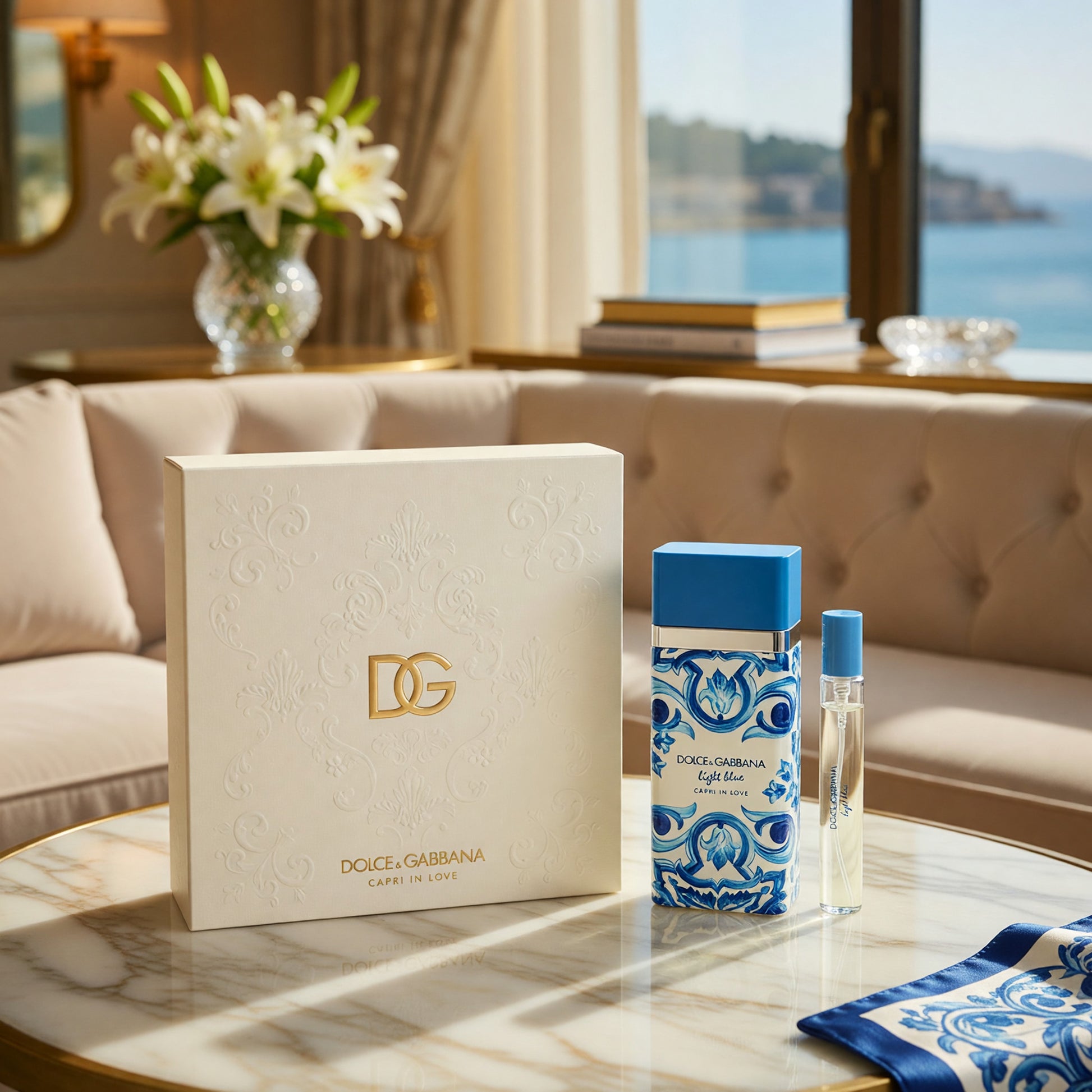Light Blue Capri In Love by Dolce & Gabbana, 2 Piece Gift Set women