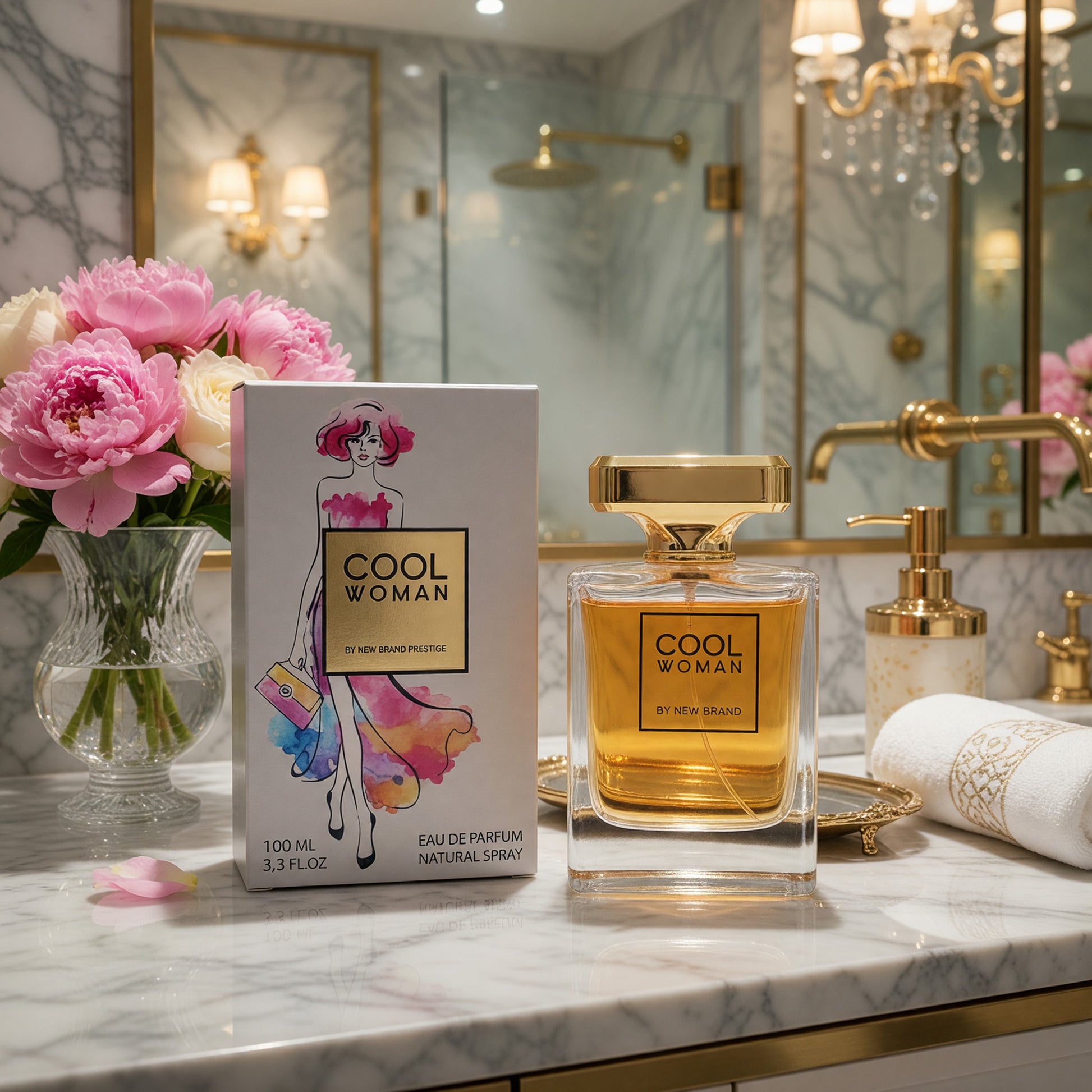 Cool Woman by New Brand, 3.3 oz EDP Spray for Women
