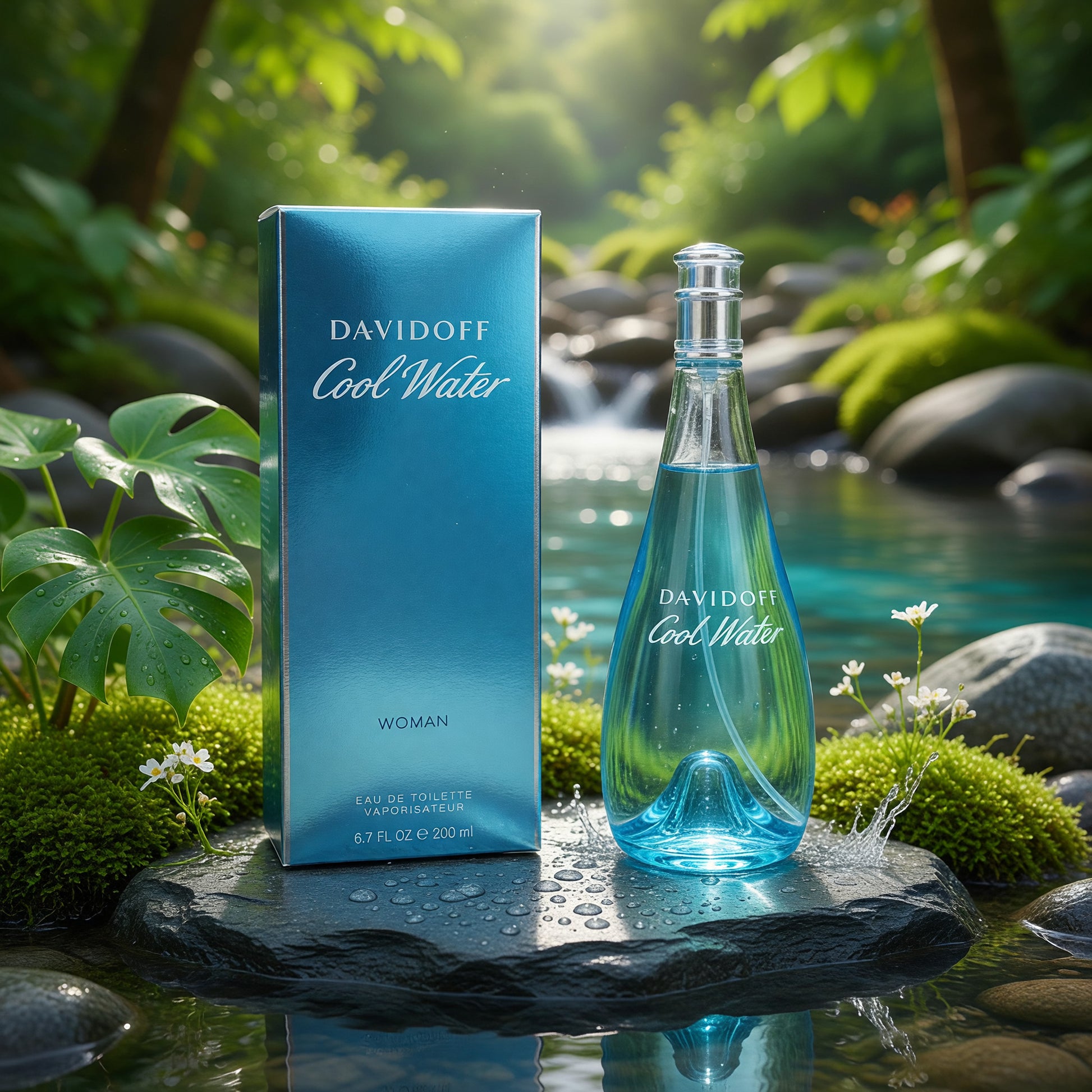 Cool Water by Davidoff, 6.7 oz EDT Spray for Women