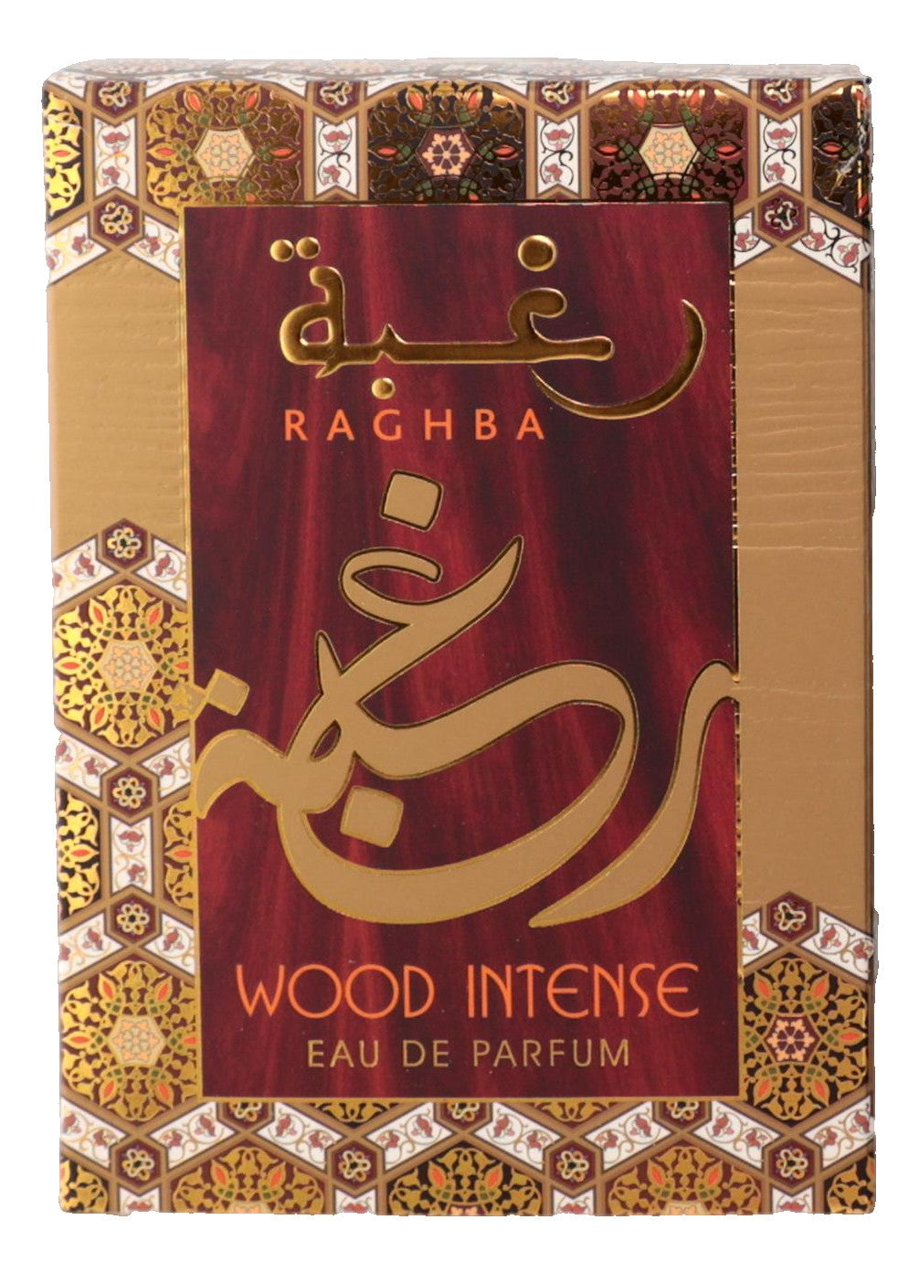 Raghba Wood Intense by Lattafa, 3.4 oz EDP Spray for Men