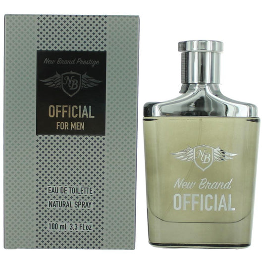 Official by New Brand, 3.3 oz EDT Spray for Men