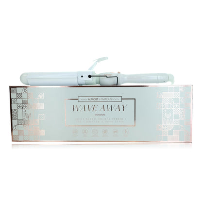 Almost Famous Triple Barrel Clip Curling System, Pearlescent White