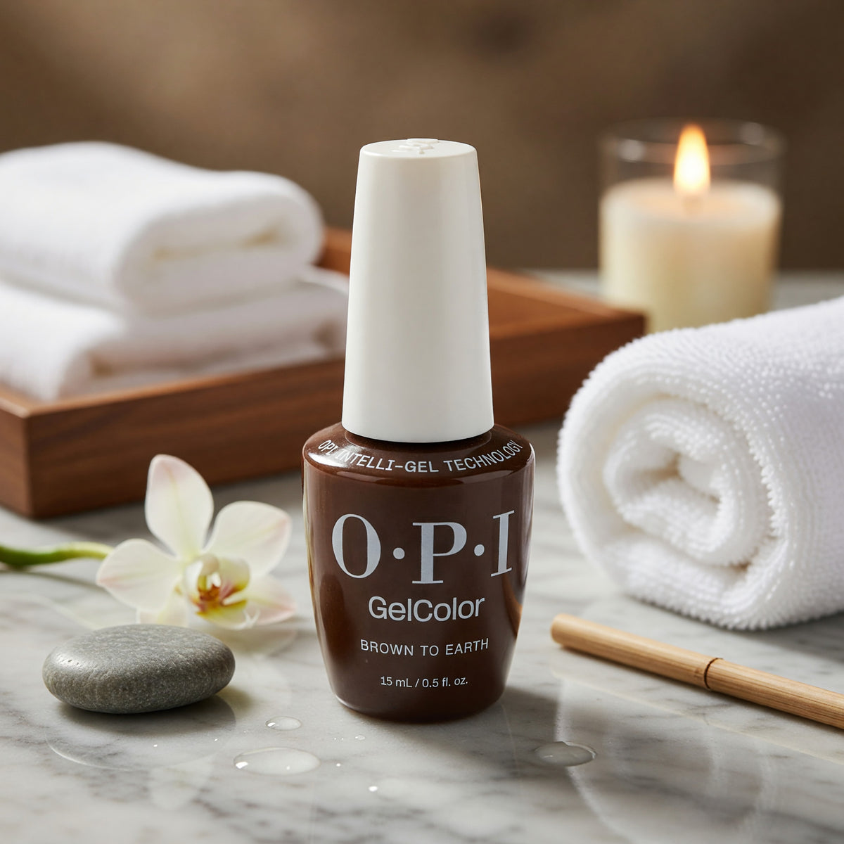 OPI Gel Nail Polish by OPI, 0.5 oz Gel Color - Brown to Earth - Brown to Earth