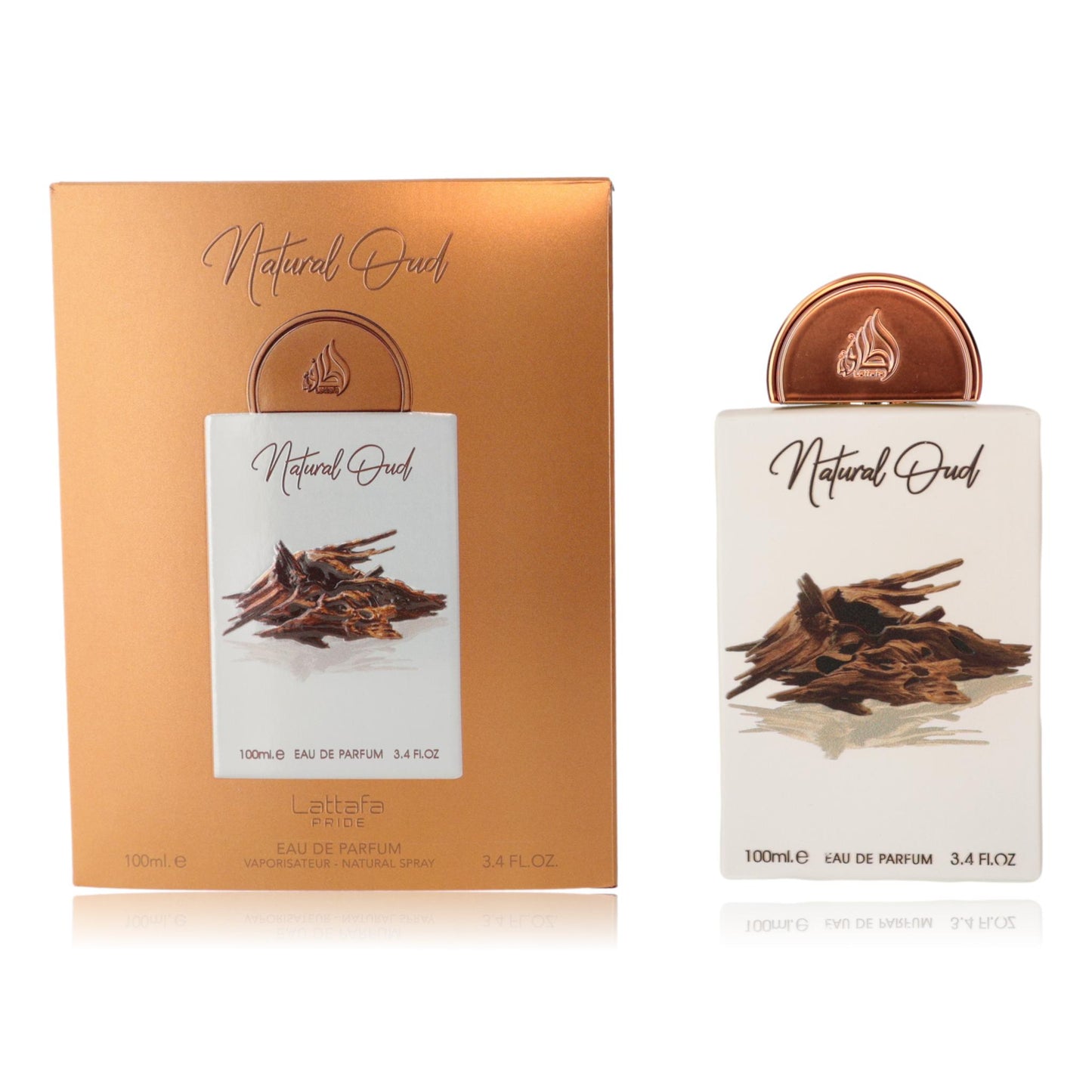 Natural Oud by Lattafa, 3.4 oz EDP Spray for Unisex