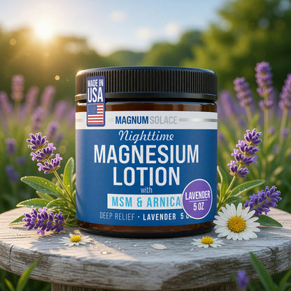 Nighttime Magnesium Lotion with MSM & Arnica, 5oz Lotion - Lavender