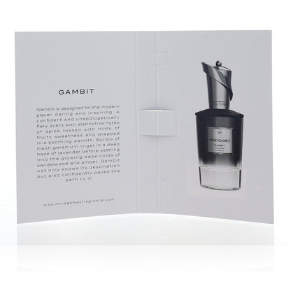 Gambit by Mind Games, 0.06 oz Extrait de Parfum for Unisex Sample  