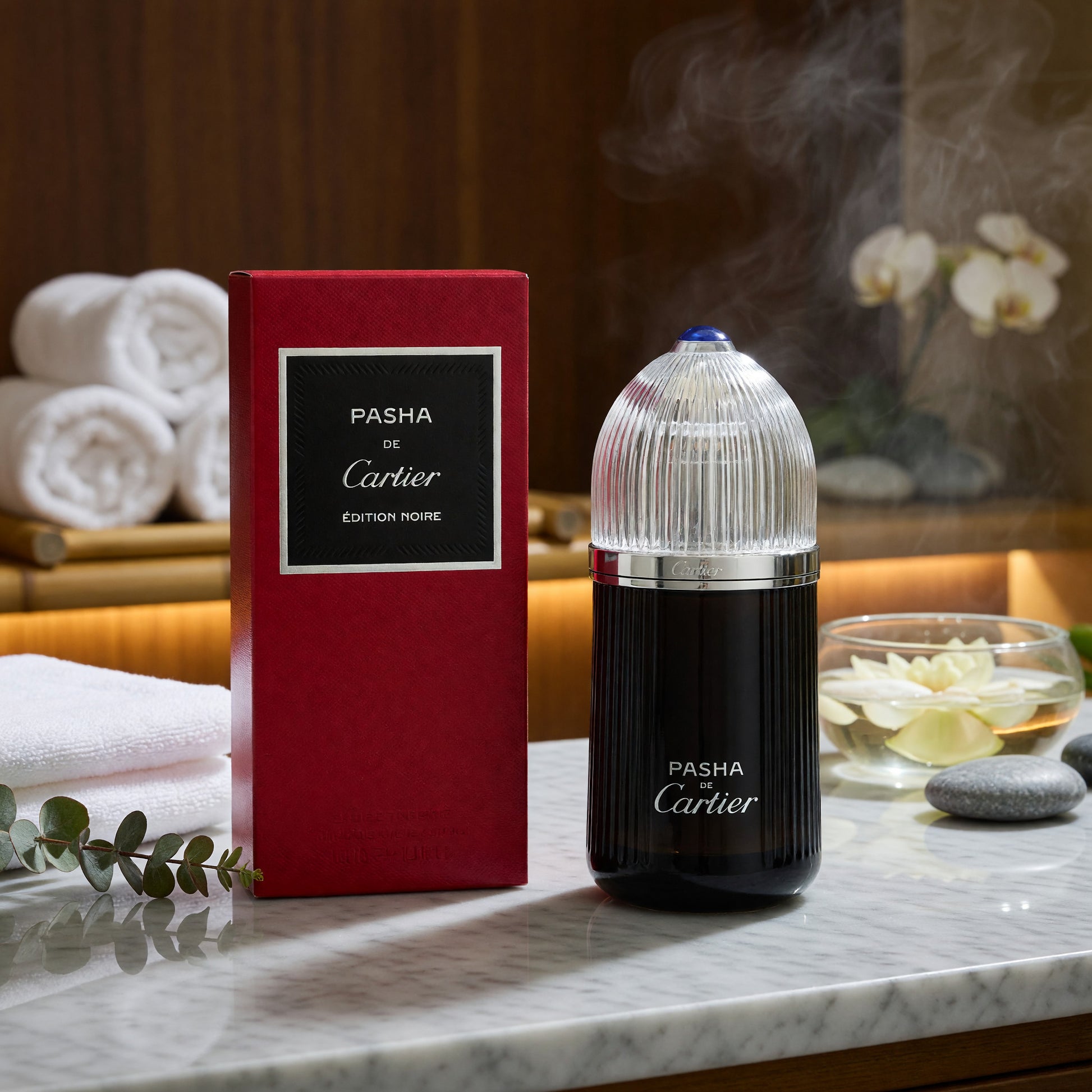 Pasha de Cartier Edition Noire by Cartier, 3.3 oz EDT Spray for Men