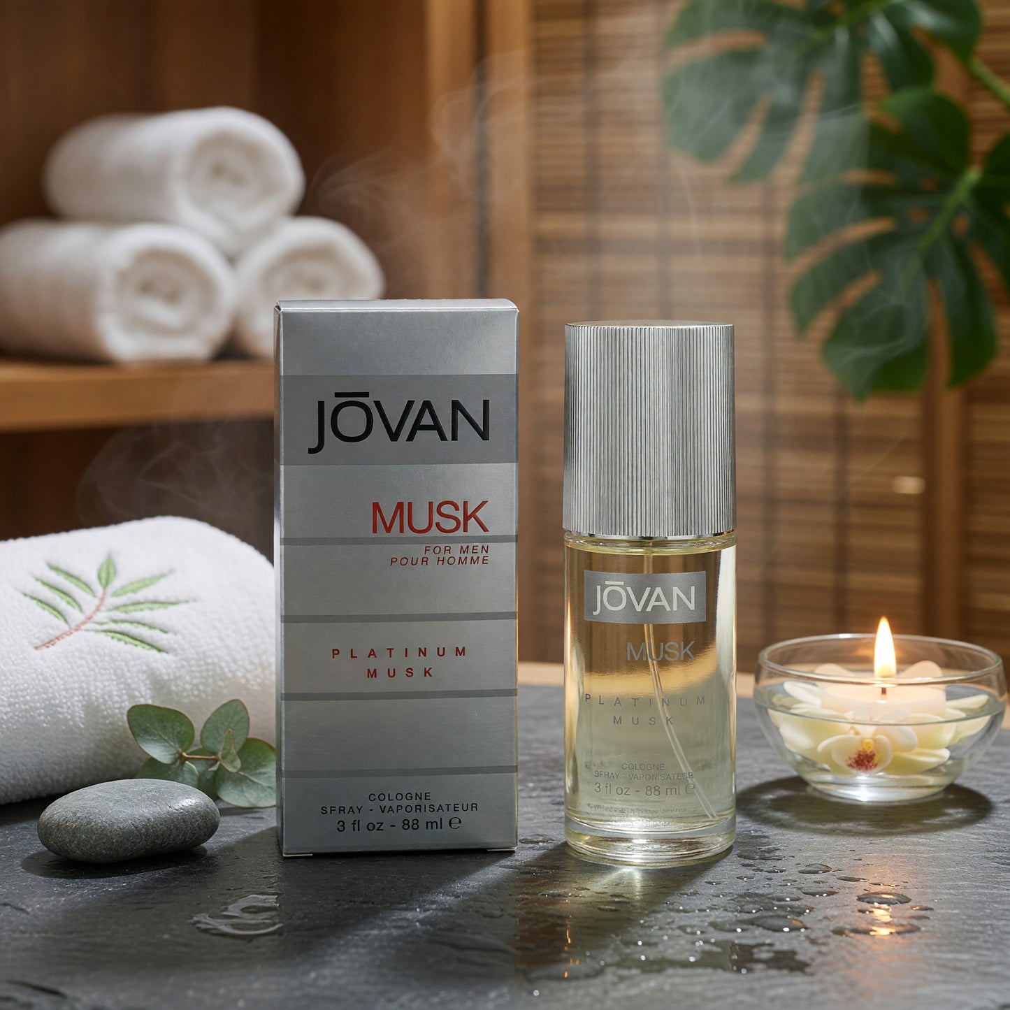 Jovan Platinum Musk by Jovan, 3 oz Eau De Cologne Spray for Men
