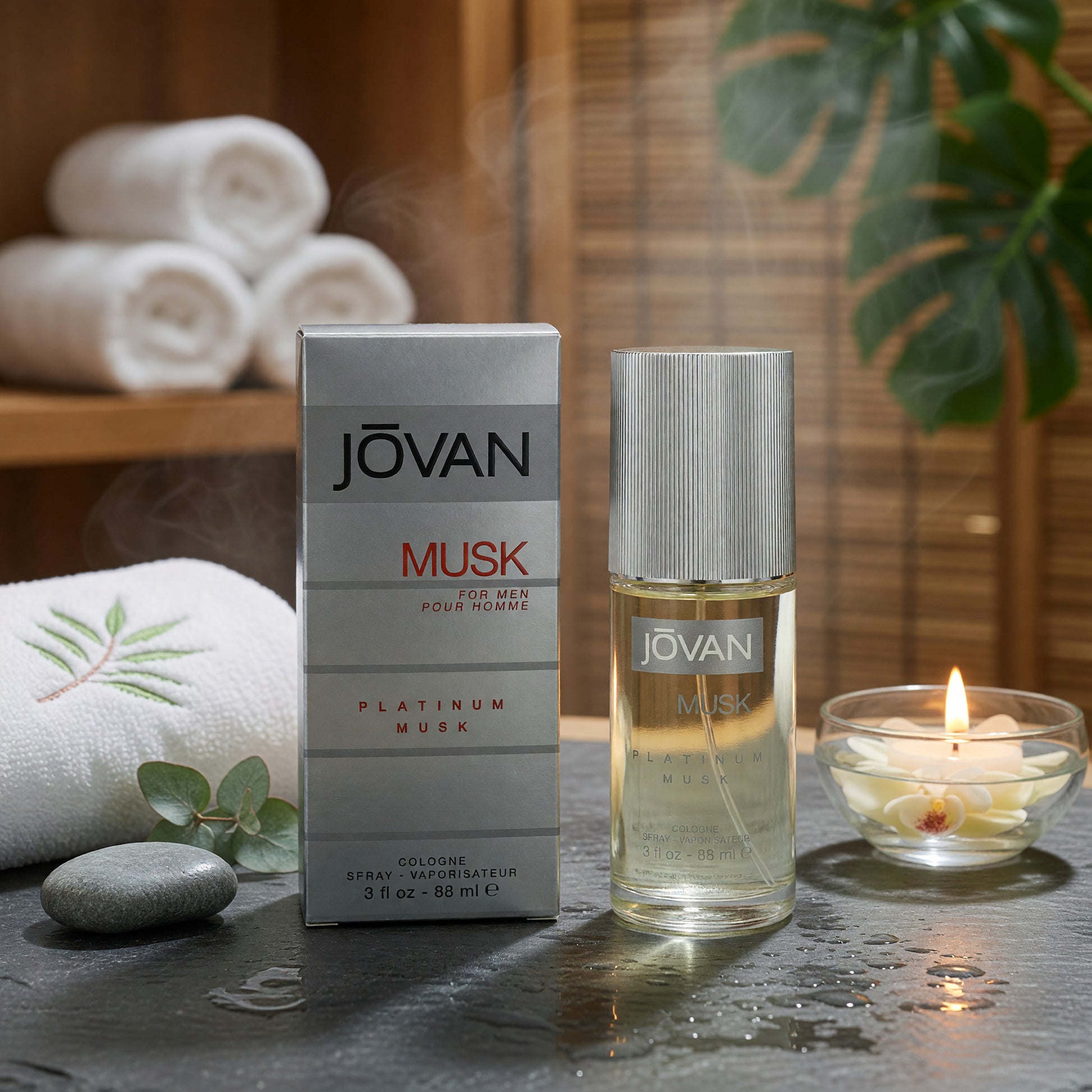 Jovan Platinum Musk by Jovan, 3 oz Eau De Cologne Spray for Men