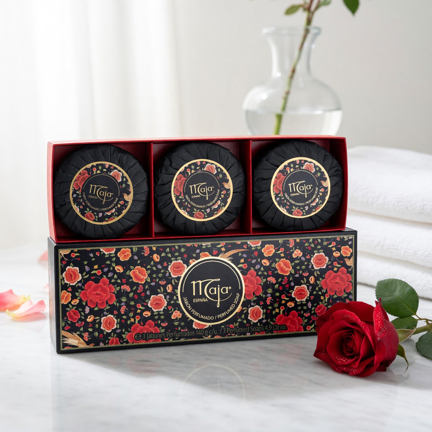 Maja by Maja, 3 Maja Soaps 4.9 oz Each for Women in Gift Box