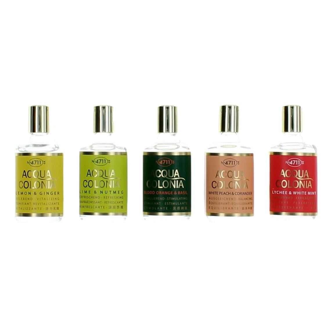 Acqua Colonia by 4711, 5 Piece Variety Set for Unisex