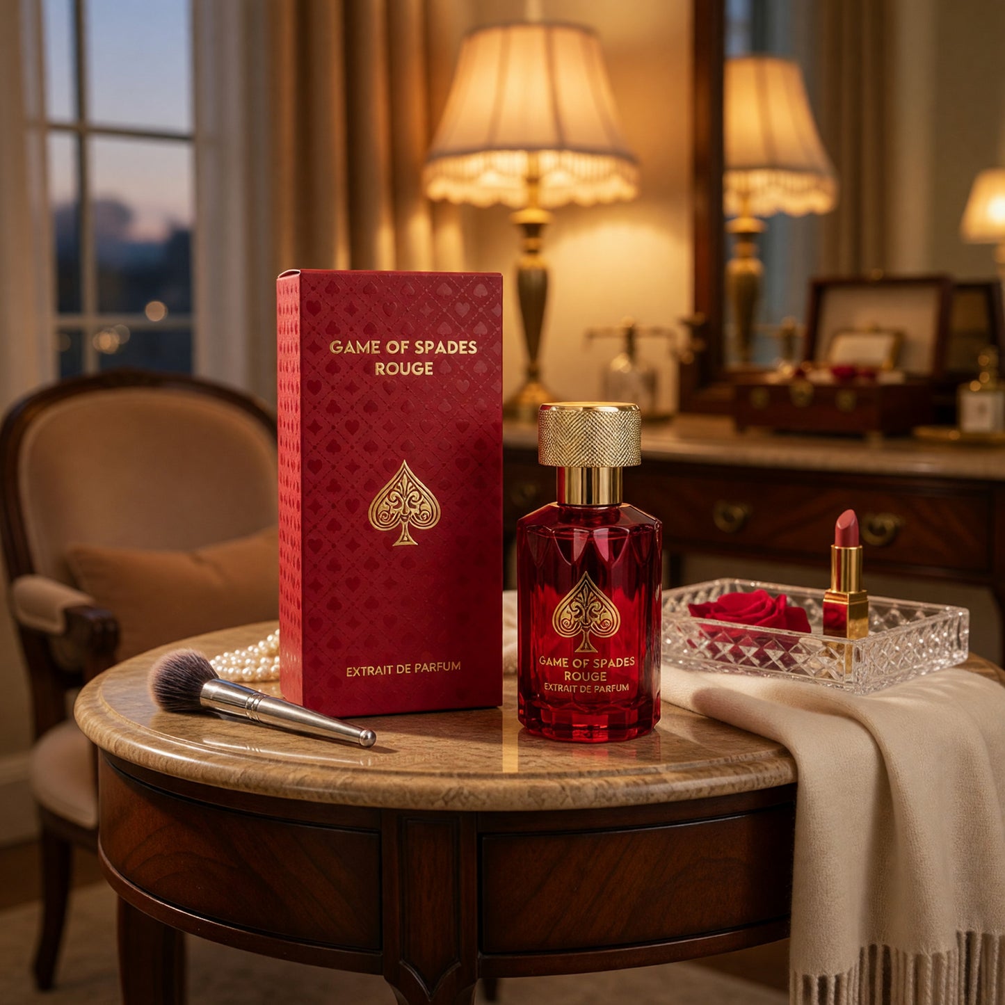 Game of Spades Rouge Extrait by Jo Milano, 1.0oz Parfum Spray for Unisex