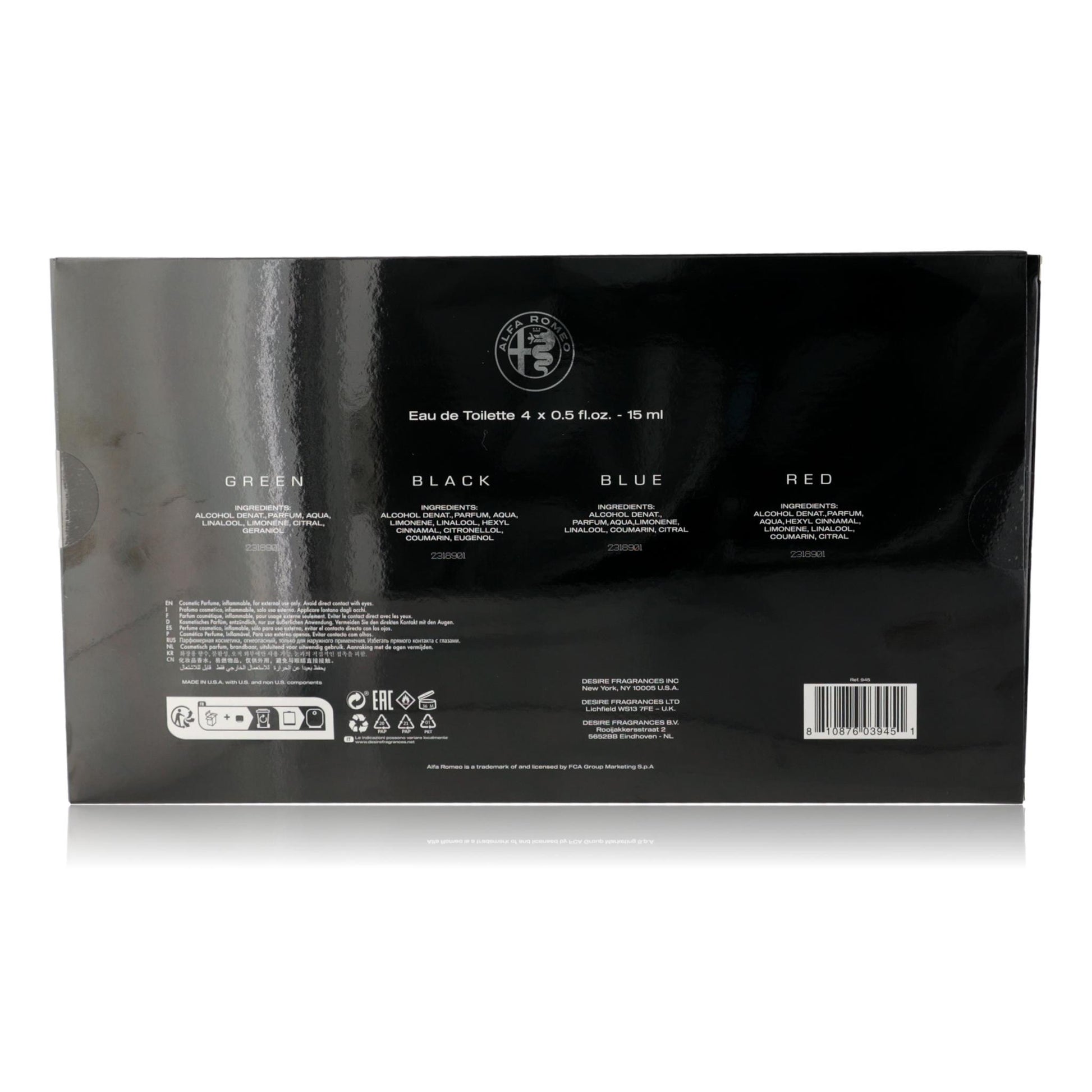 Alfa Romeo by Alfa Romeo, 4 Piece Gift Set for Men