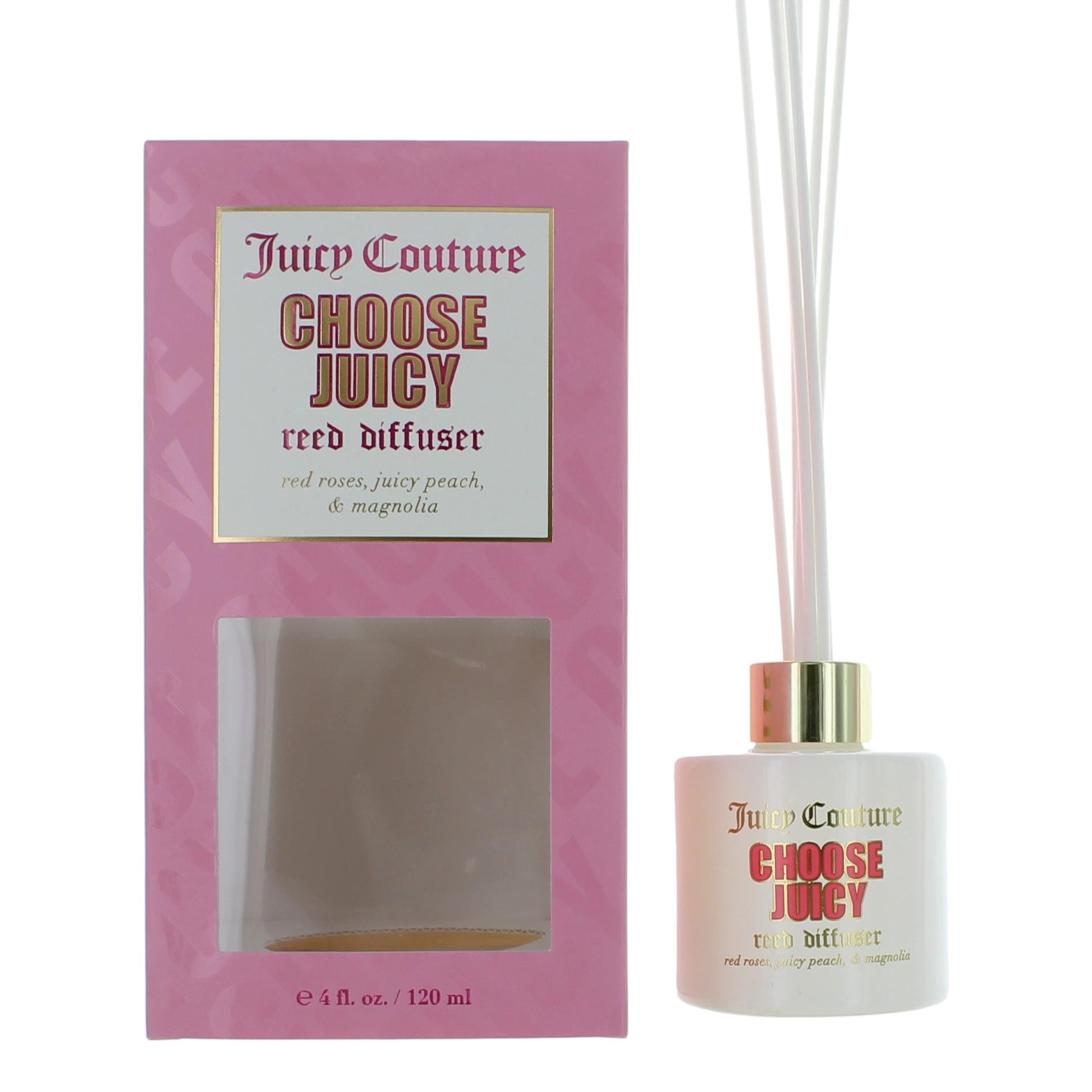 Choose Juicy by Juicy Couture, 4 oz Reed Diffuser - Choose Juicy