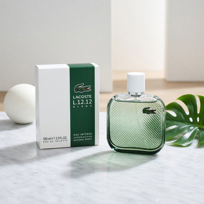 Lacoste L.12.12 Blanc Intense by Lacoste, 3.4 oz EDT Spray for Men