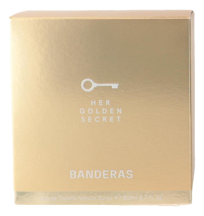 Her Golden Secret by Antonio Bandera, 2.7 oz EDT Spray for Women