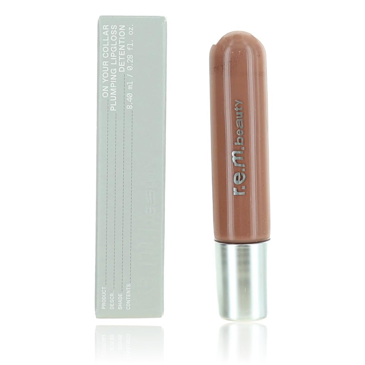 On Your Collar Plumping Lipgloss by r.e.m. beauty, 0.28oz - Detention   - Detention