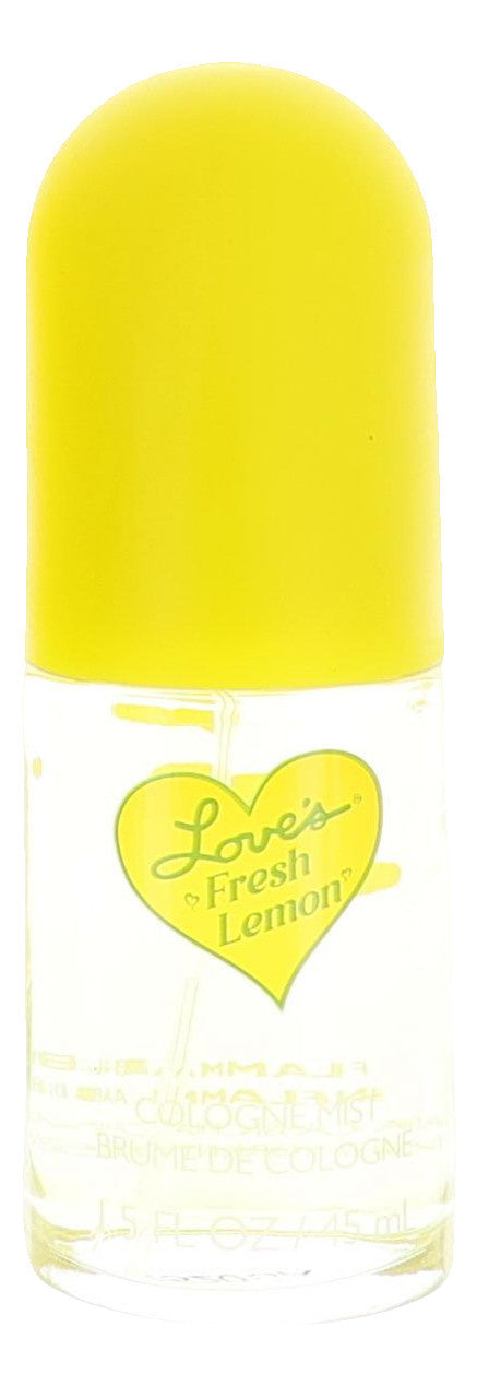 Loves Baby Soft Fresh Lemon by Dana, 1.5oz Cologne Body Mist women