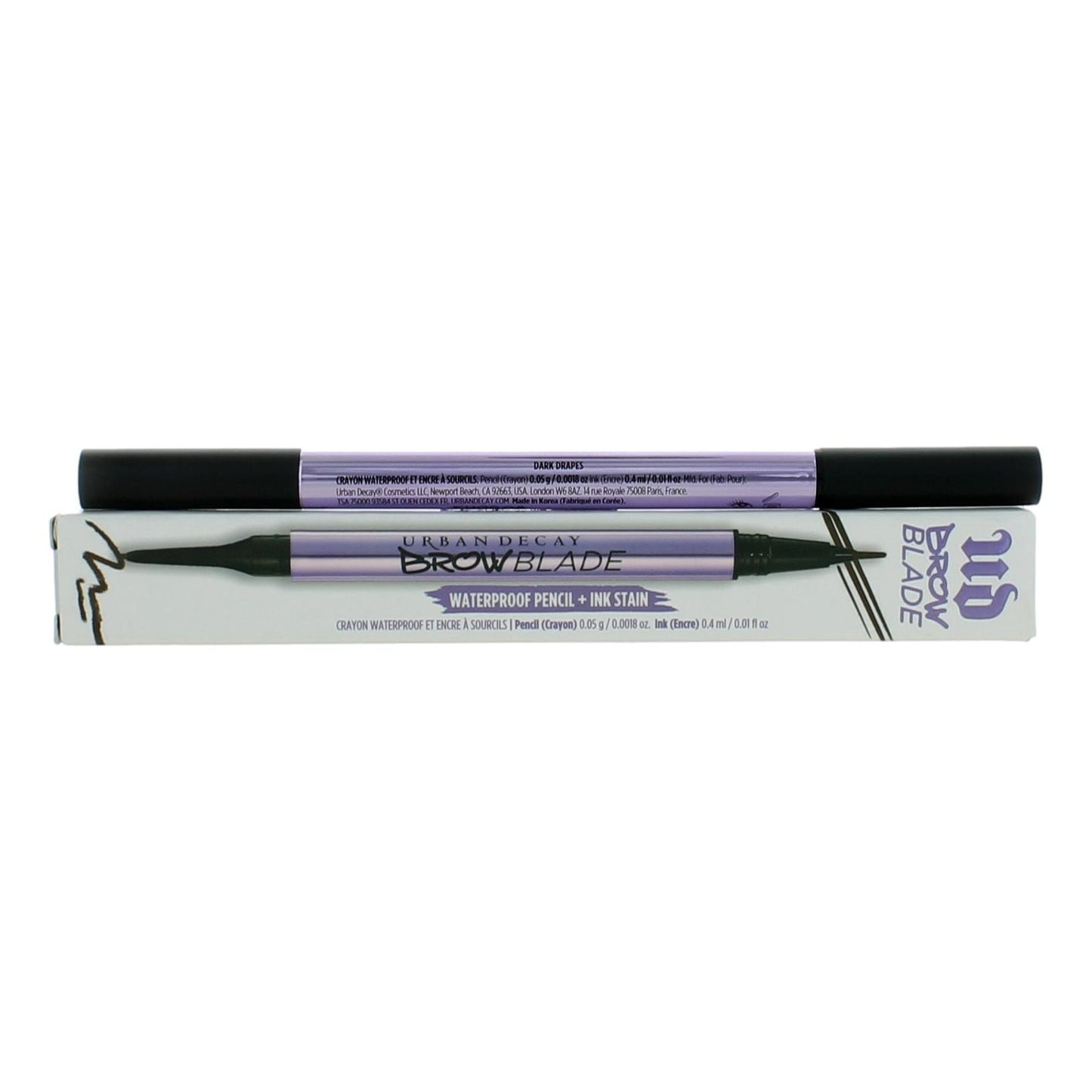 Urban Decay Brow Blade, 0.01oz Waterproof Pencil & Ink Stain - Dark Drapes - Dark Drapes