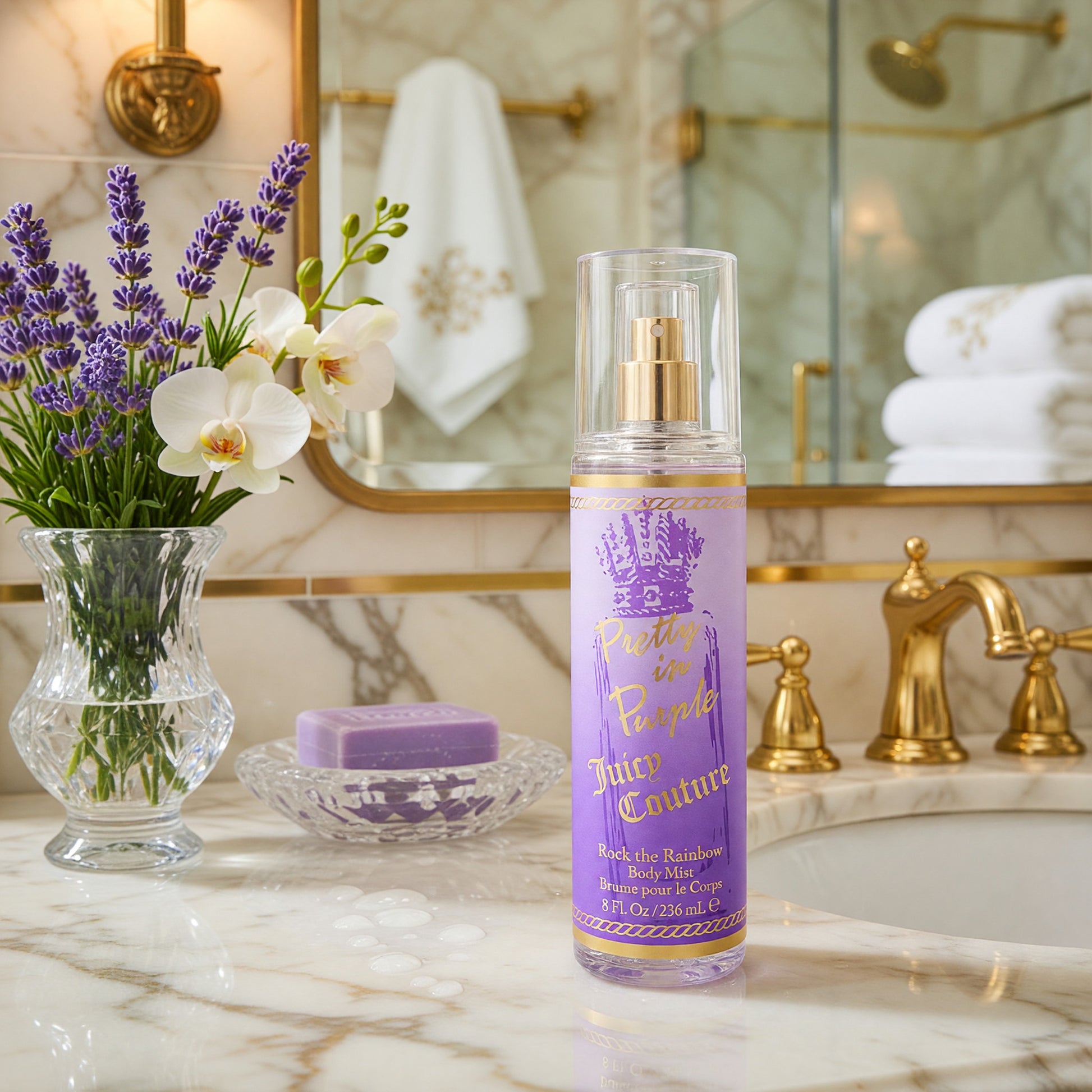 Pretty In Purple by Juicy Couture, 8 oz Fragrance Mist for Women