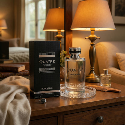 Quatre Pour Homme by Boucheron, 3.4 oz EDT Spray for Men