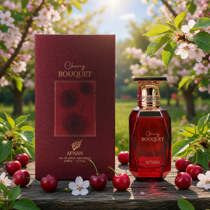 Cherry Bouquet by Afnan, 2.7 oz Eau De Pafum Spray for Women