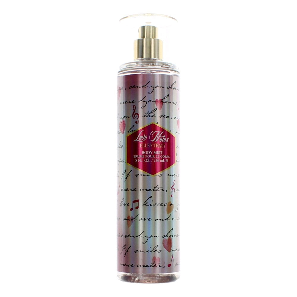 Love Notes by Ellen Tracy, 8 oz Body Mist for Women