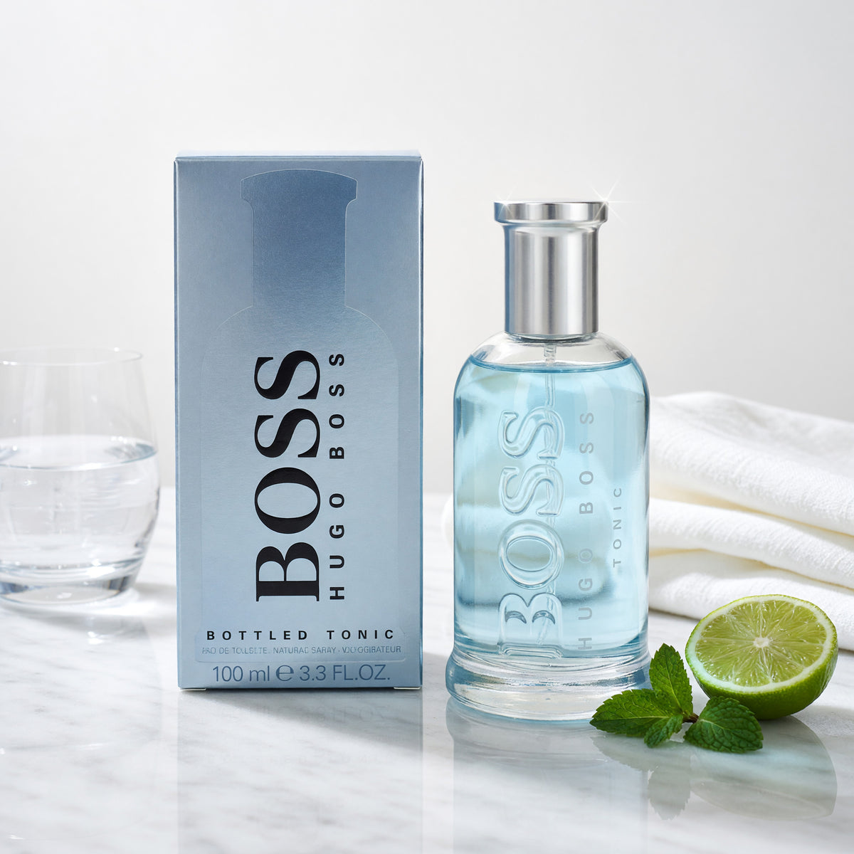 Boss Bottled Tonic by Hugo Boss, 3.3 oz EDT Spray for Men